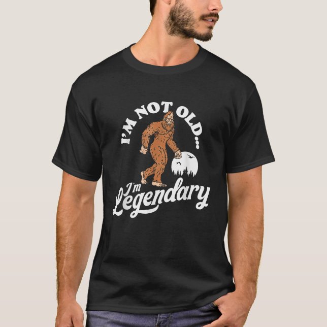 Camiseta Padres Forever Legendary Bigfoot Sasquatch Nacido (Anverso)