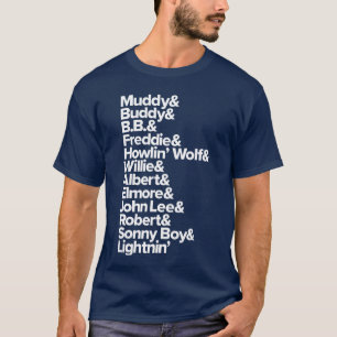 Camiseta Padres Fundadores de la Guitarra Blues Leyendas de