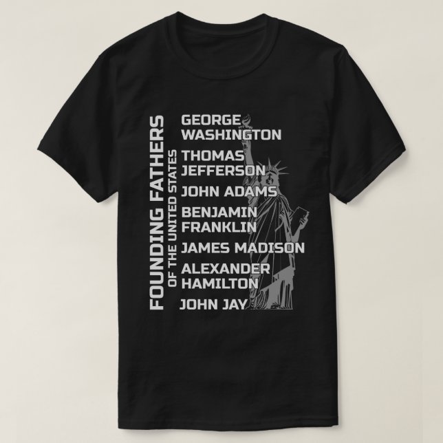 Camiseta Padres Fundadores de los Estados Unidos (Diseño del anverso)