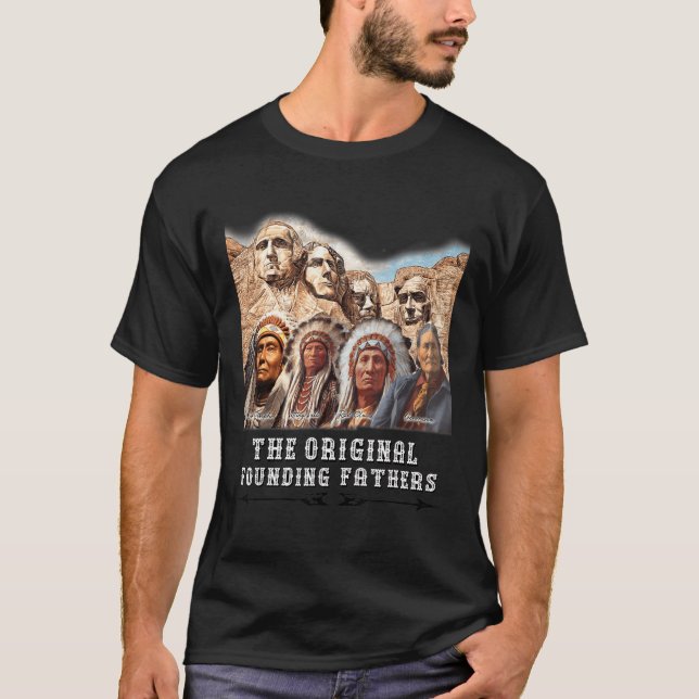 Camiseta Padres fundadores nativos estadounidenses (Anverso)