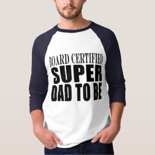 Camiseta Padres futuros: Papá estupendo certificado tabler