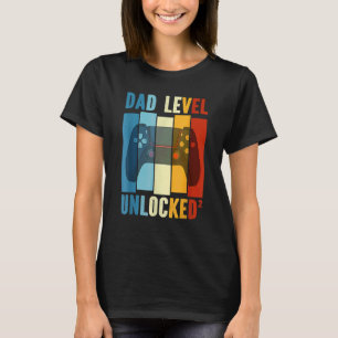 Camiseta Padres gemelos Papá Noel Nivel De Papá Sin Bloqueo