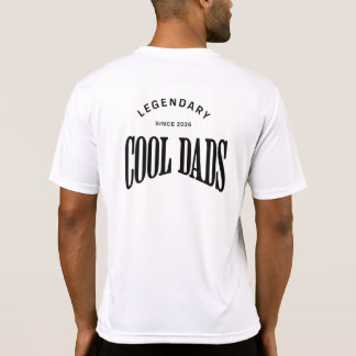 Camiseta Padres Geniales Legendarios – Diseño de Tipografía