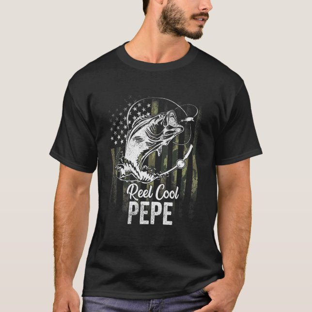 Camiseta Padres graciosos de Guay Pepe con bandera de camo (Anverso)
