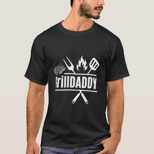 Camiseta Padres GrillDaddy Para Dad Grillers (Anverso)
