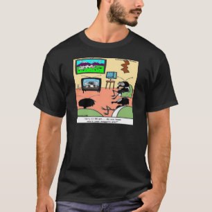 Camiseta Padres Insectos Dibujo Animado Divertido