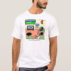 Camiseta Padres Insectos Dibujo Animado Divertido