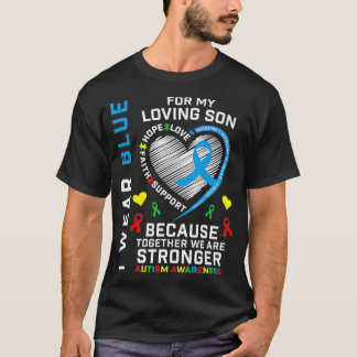 Camiseta Padres Mamá Papá Rompecabezas Del Corazón Usa Auti