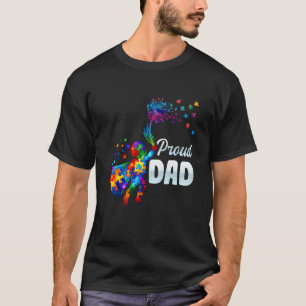 Camiseta Padres ORGULLOSO PAPÁ Autismo Diente de León Diver