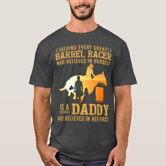 Camiseta Padres, padre ecuestre, papá Barrel (Anverso)