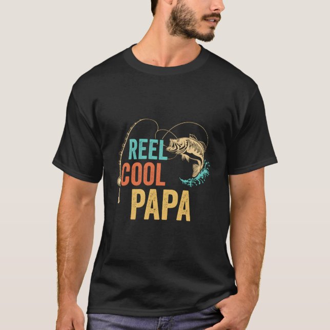 Camiseta Padres, papá papá, papá, abuelo, pesca pop-pop (Anverso)