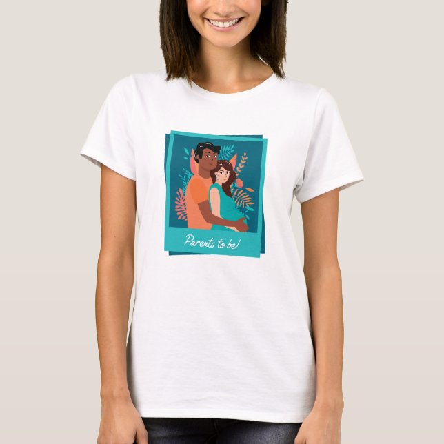 Camiseta Padres Para Ser Bebés (Anverso)