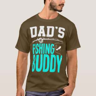 Camiseta Padres Pescando a Buda Padre Gracioso Hijo Pescand