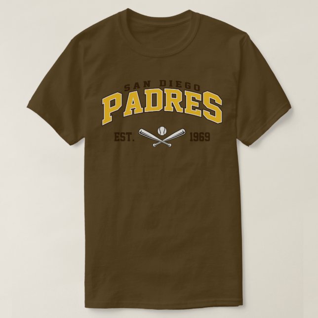 Camiseta Padres retro (Diseño del anverso)