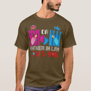 Camiseta Padres rosas o azules en la ley te encanta el emba