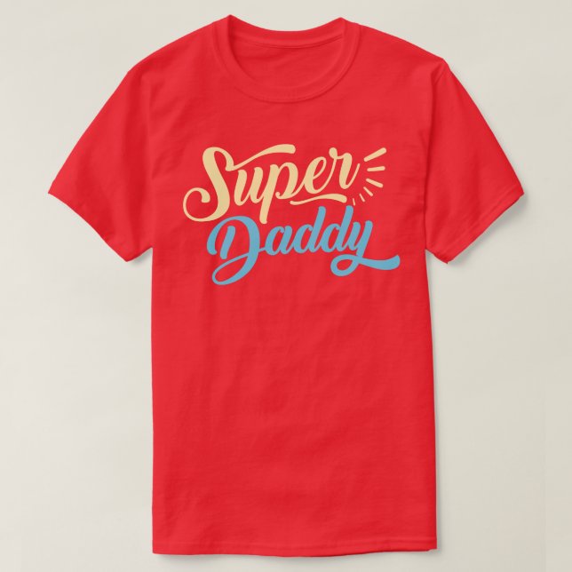 Camiseta Padres, súper papá (Diseño del anverso)
