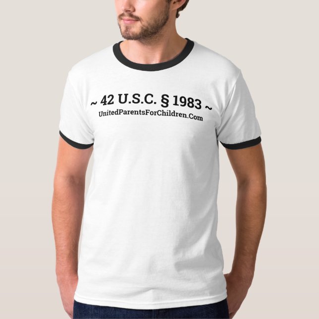 Camiseta Padres Unidos por los Niños 42 Camisas USC (Anverso)