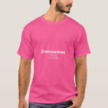 Camiseta padrino de boda despedida de soltera añadir nombre<br><div class="desc">diseño</div>