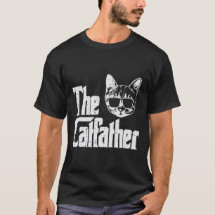 Camiseta Padrino de gatos divertido papá de gatos Día del p