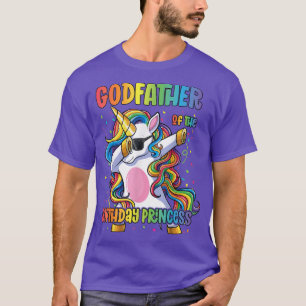 Camiseta Padrino de la princesa de cumpleaños Dabbing Un
