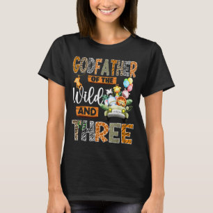 Camiseta Padrino de lo Salvaje & Cumpleaños número 3 de