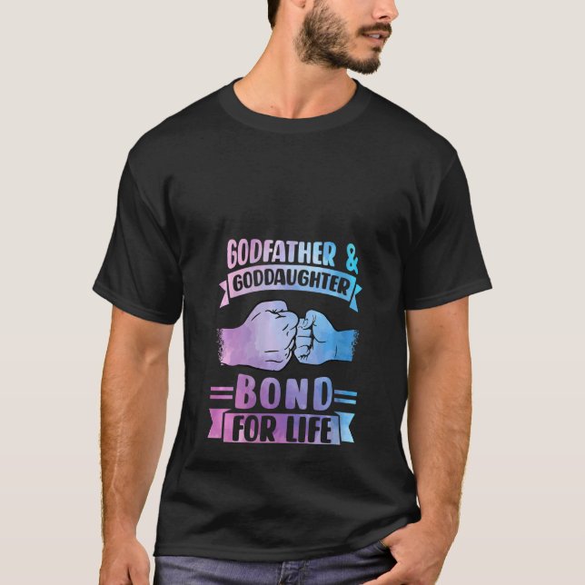 Camiseta Padrino De Mujeres Y Padrina Bono De Vida Godpa (Anverso)