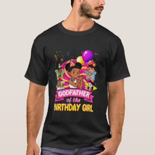 Camiseta Padrino Del Chica De Cumpleaños Doll Fiesta De Fam