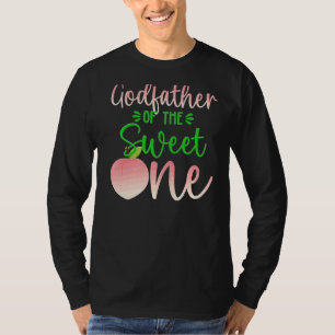 Camiseta Padrino Del Cumpleaños Un Peach Primer Verano Fru
