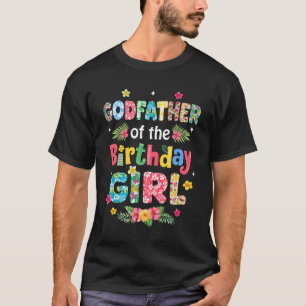 Camiseta Padrino Del Fiesta Familiar Chica De Cumpleaños Ha