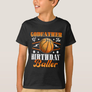 Camiseta Padrino Del Padre De Baller De Baloncesto De Cumpl