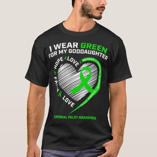 Camiseta Padrino Hombres Que Uso Verde Para Mi Hija (Anverso)