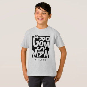 Camiseta Padrino Jr. Junior de la fiesta de boda