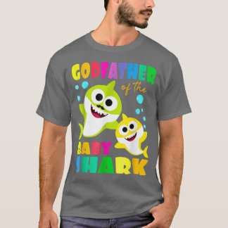 Camiseta Padrino Tiburón Cumpleaños Padrino Familia Tiburón