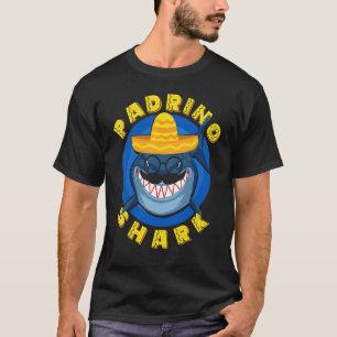 Camiseta Padrino Tiburón Padrino Español Bautizo