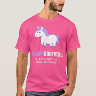 Camiseta Padrino unicornio, regalo mágico divertido