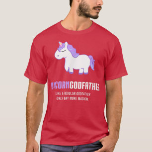 Camiseta Padrino unicornio, regalo mágico divertido