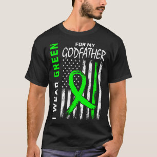 Camiseta Padrino Verde Enfermedad del riñón Parálisis cereb