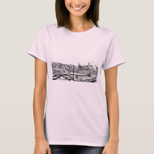 Camiseta Padua ciudad medieval en Veneto, norte de Italia