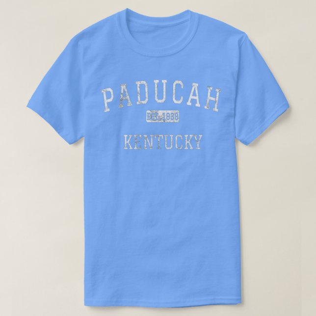 Camiseta Paducah Kentucky KY Vintage (Diseño del anverso)