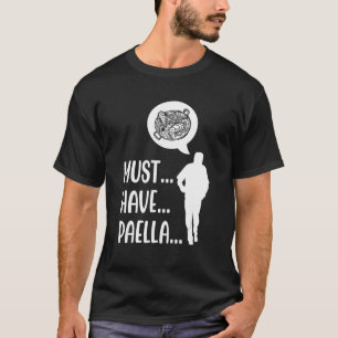 Camiseta Paella Food Paella Humor de comida zombi Paella Li