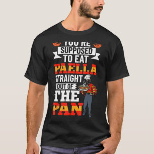 Camiseta Paella Maker Paella Dish Paella Food Aover español