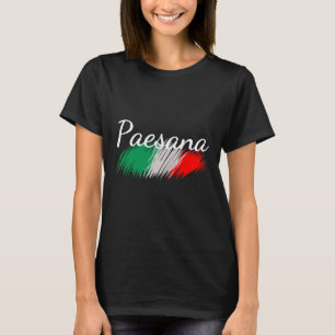 Camiseta Paesana Italia Bandera Italia Regalo Souvenir Coin