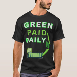 Camiseta Pagado Verde Diario