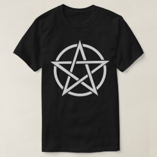 Camiseta pagana de Wicca del símbolo del Pentagram