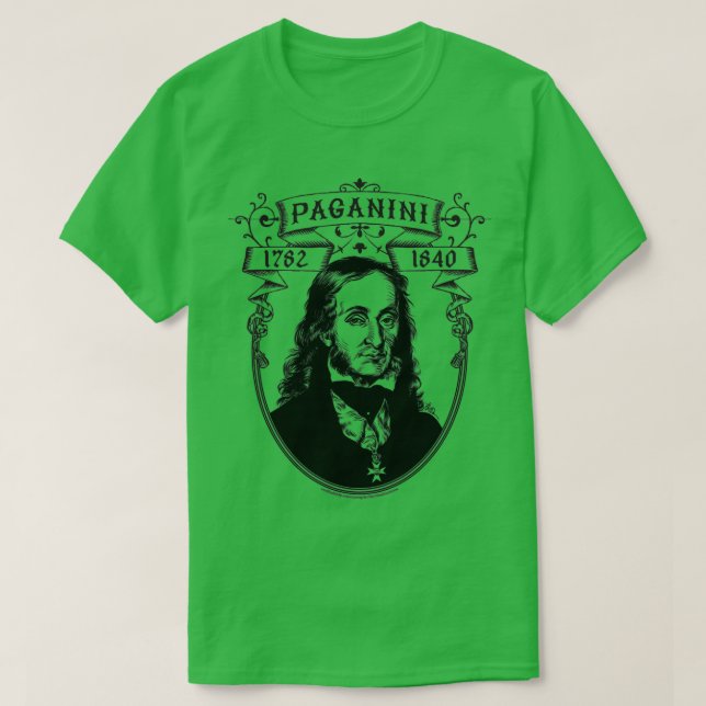 Camiseta Paganini (Diseño del anverso)