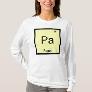 Camiseta Paget Nombre Química Elemento Tabla Periódica