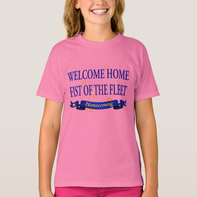 Camiseta Página de inicio de bienvenida de la flota (Anverso)