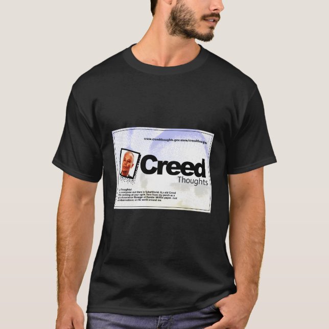 Camiseta Página de portada de Office Creed Thoughts (Anverso)