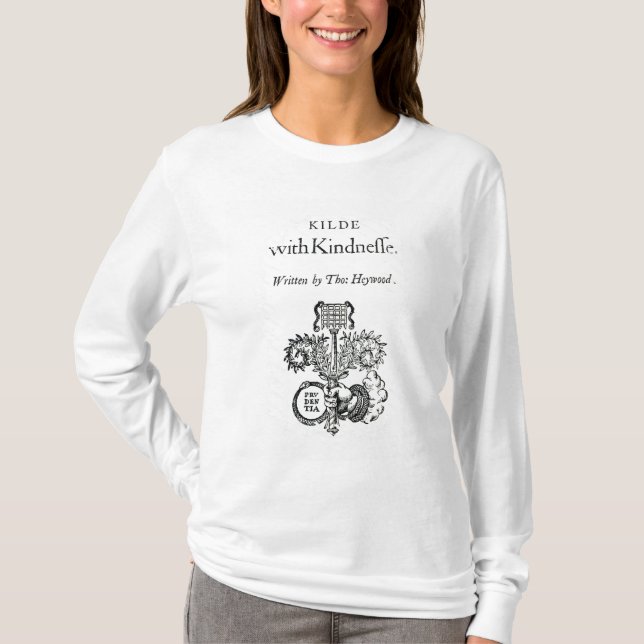 Camiseta Página de título 'a una mujer matada con las (Anverso)