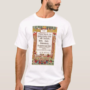 Camiseta Página de título de la biblia de Luther, c.1530